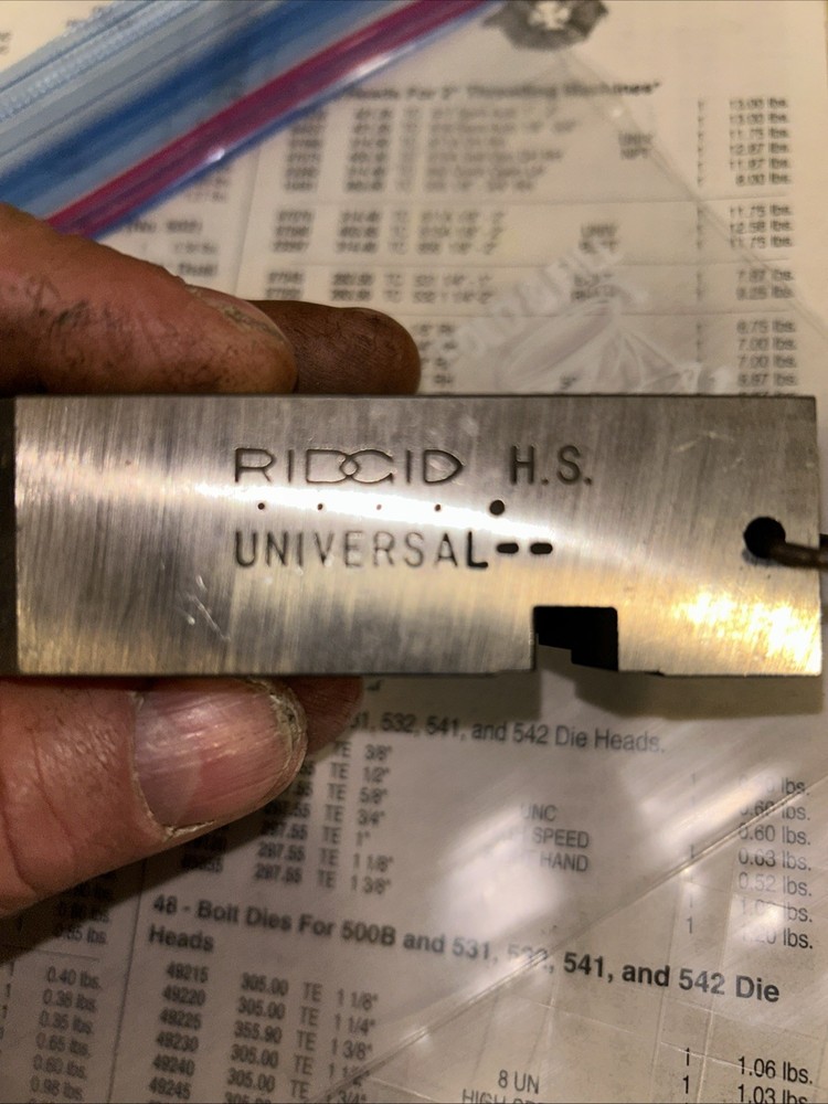 Ridgid 47850 Universal Pipe Dies