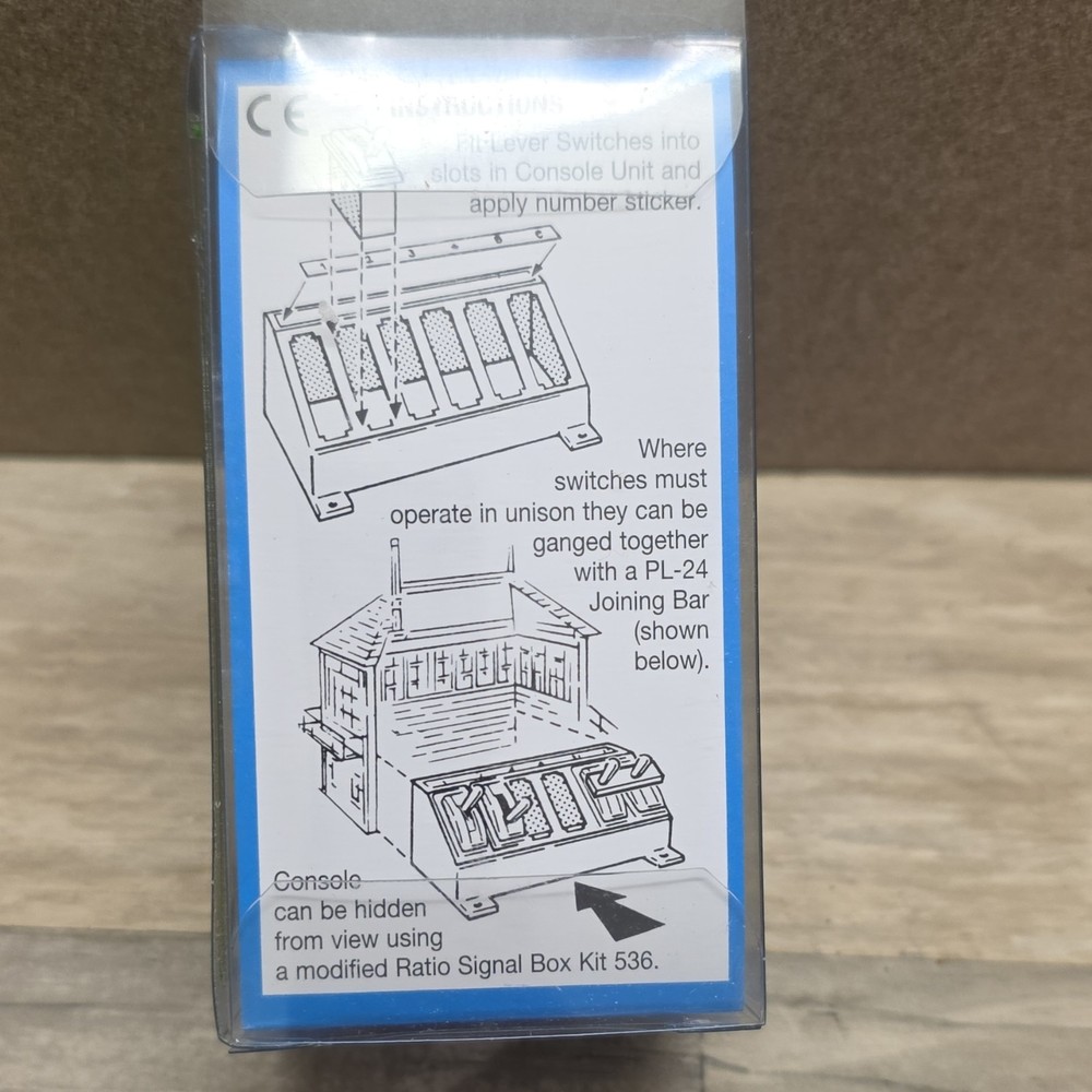 PECO PL-27 Switch Console Unit Black Plastic Model Railroad Accessory