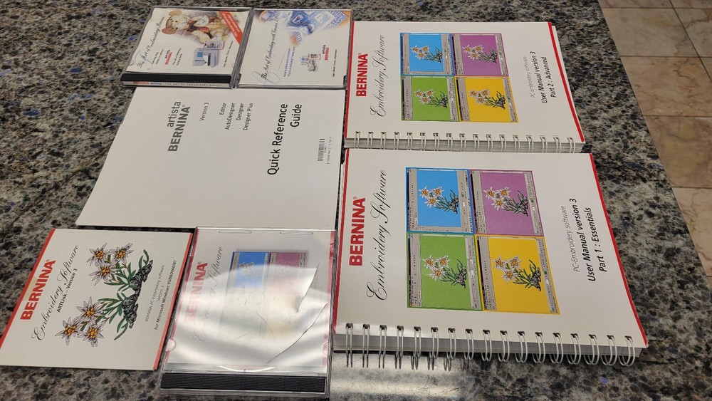 Bernina Embroidery Software 3 Installation Replacement CD PLUS