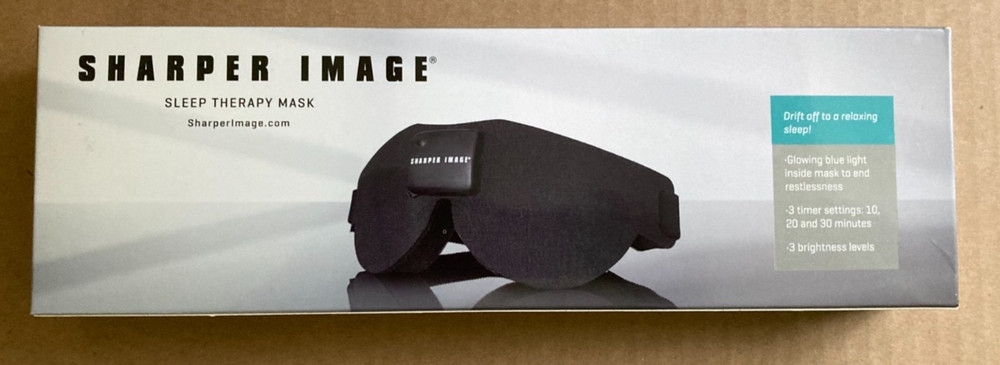 Sharper Image Sleep Therapy Mask with Box