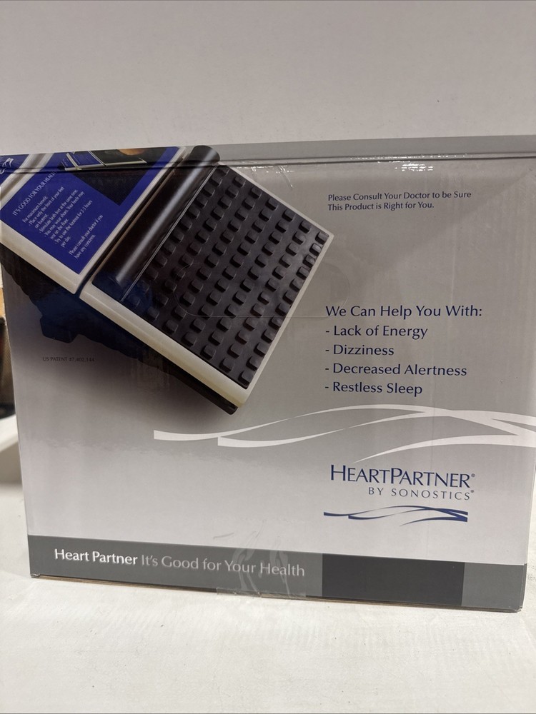 Sonostics Heart Partner for Blood Flow Stimulation Machine (See Desc.) E5