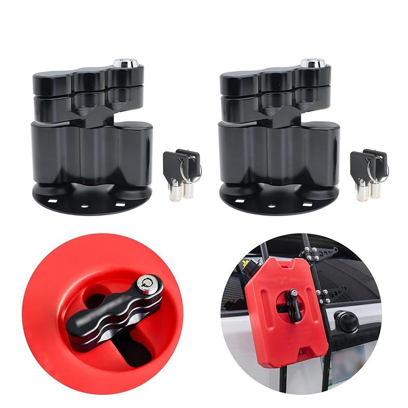 2PCS Pack Mount Lock with Keys for RotopaX LOX-PM Fuel Pack / Storage Box