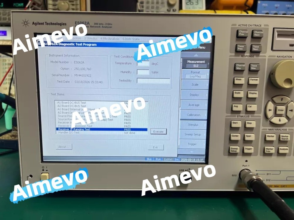 KEYSIGHT / Agilent E5062A 300kHz-3GHz Vector network Analyzer/used
