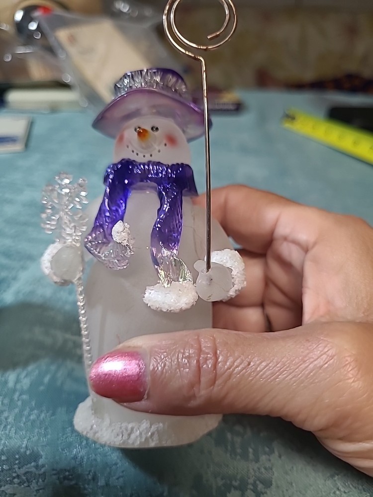 2 ARCRYLIC SNOWMAN