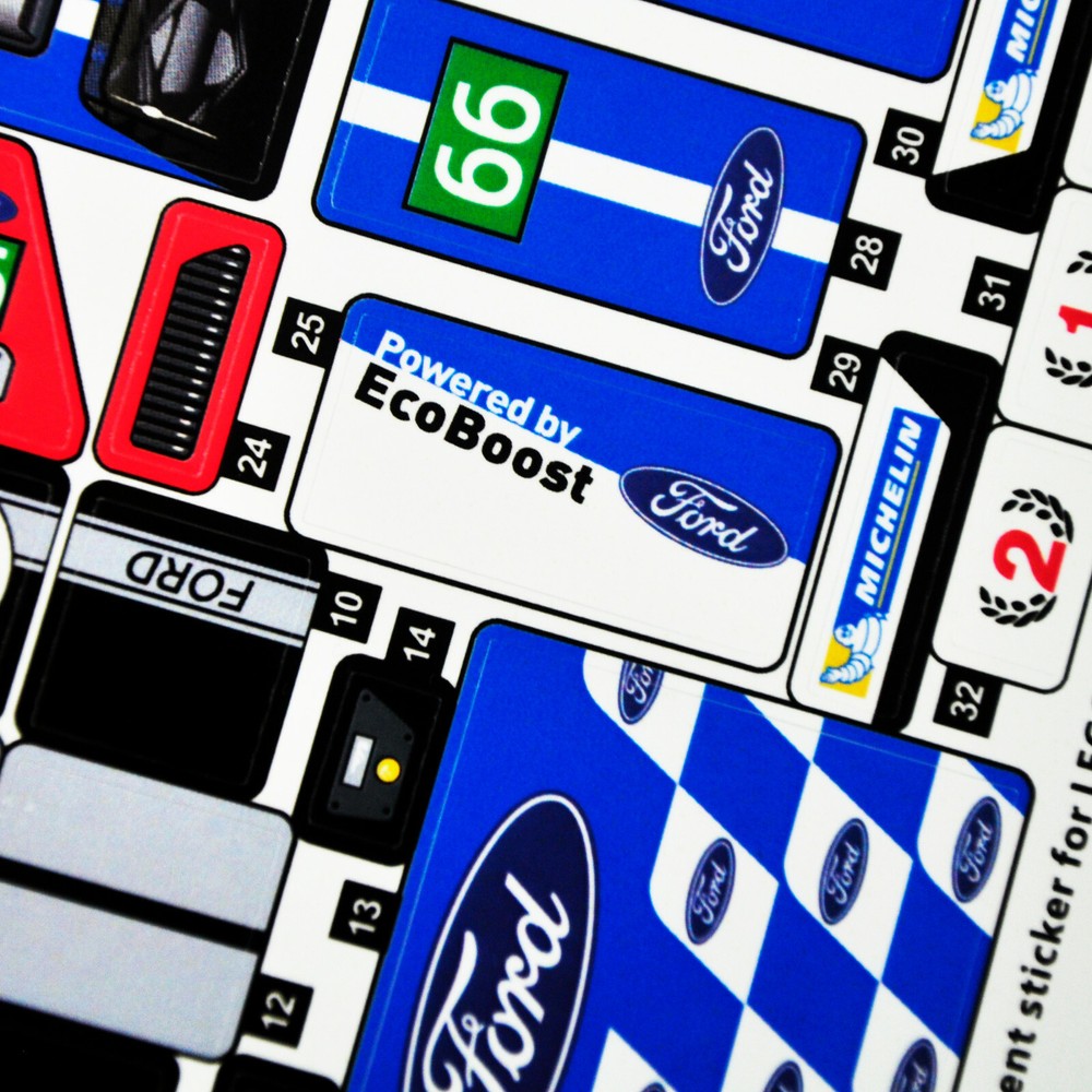 Replacement sticker for set 75881 Precut sticker