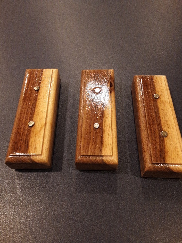 KNIFE DISPLAY STANDS, BLACK WALNUT