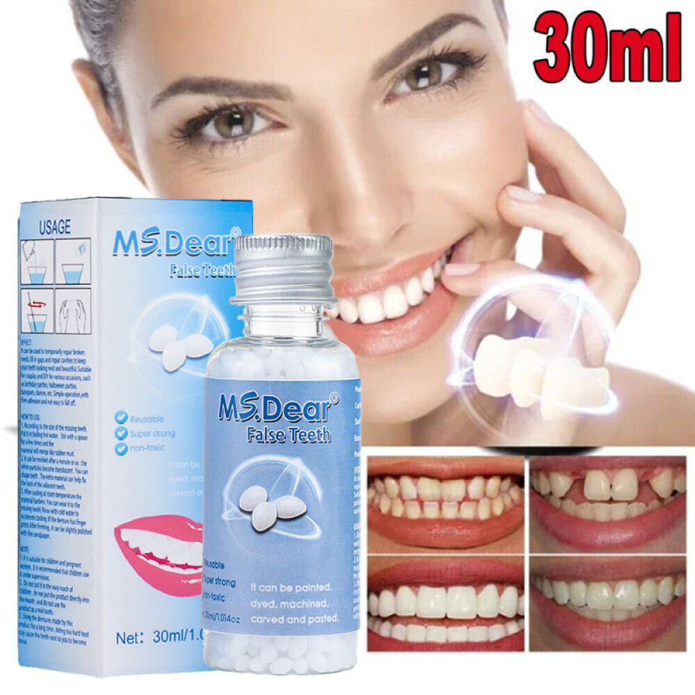 Temporary Resin False Teeth Solid Glue Tooth Repair Moldable Fix Broke Gap