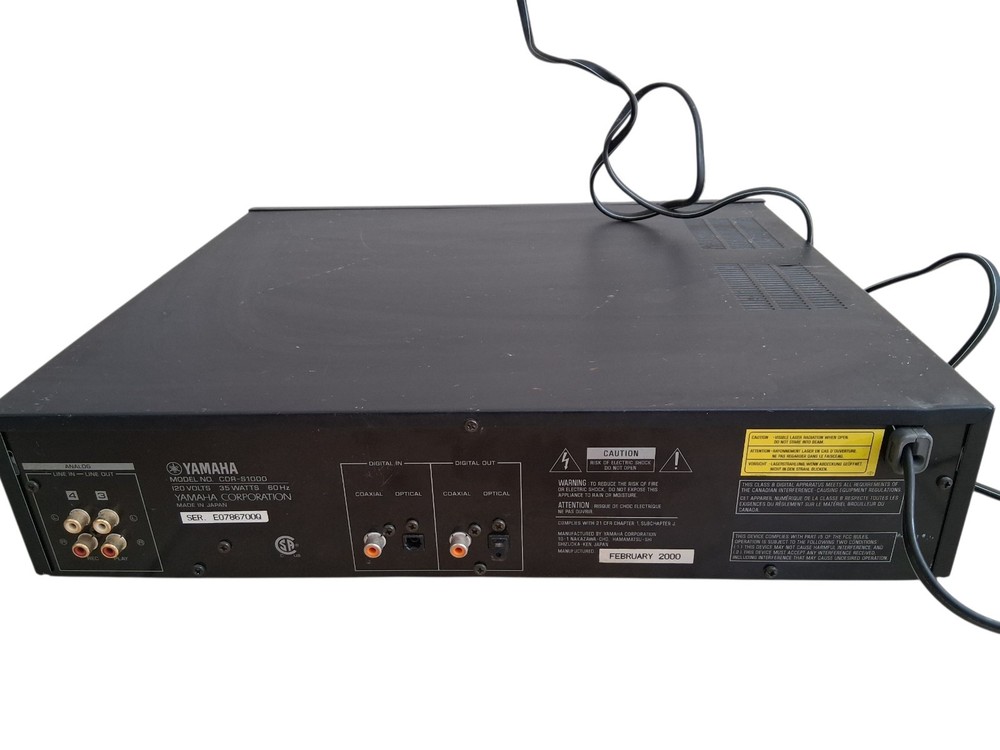 Yamaha CDR S1000 CD Player Recorder