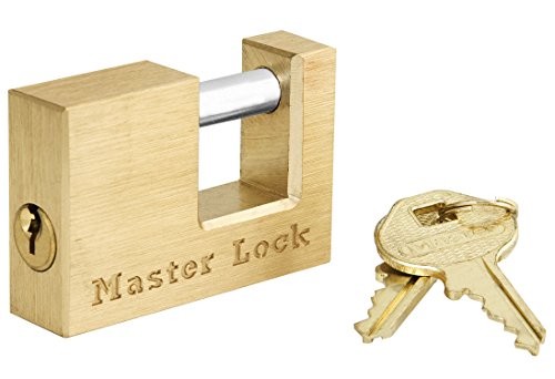 Master Lock Solid Brass Coupler Latch Trailer Lock, With 3/4in. Shackle, Model#