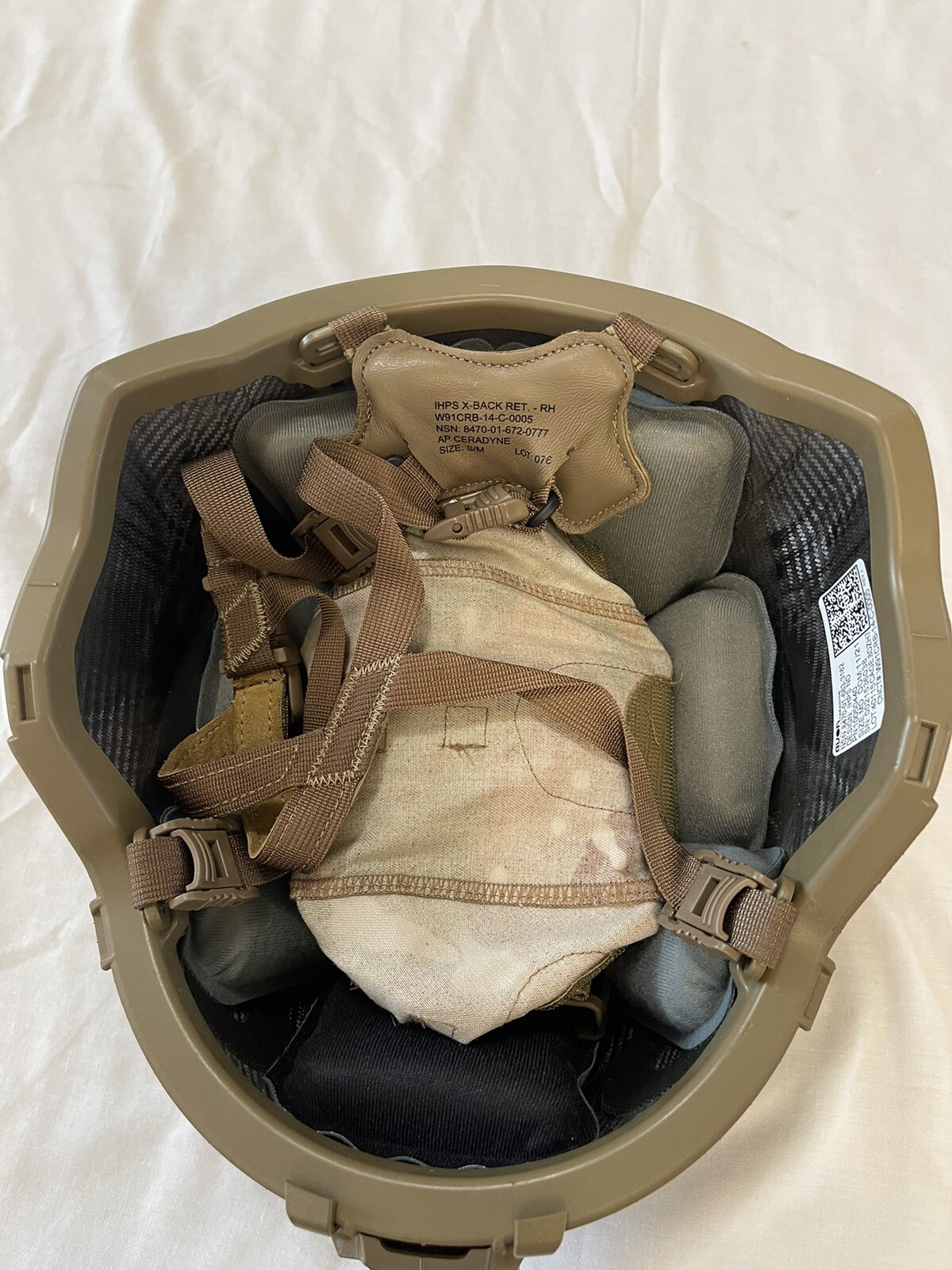 NEW CERADYNE IHPS Ballistic Protection Sys HelmetComplete AVON USMC Made IN USA.