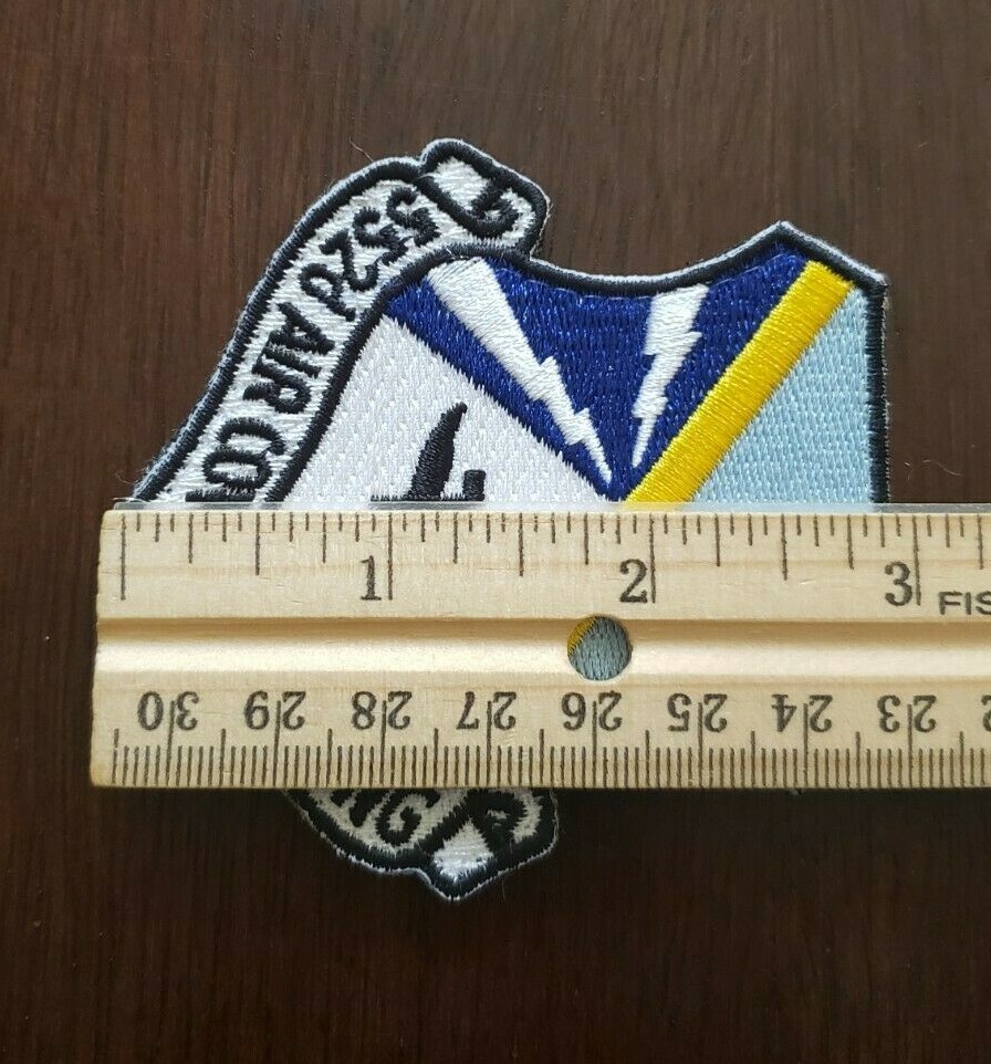 Vintage 552d Air Control Wing hook and loop patch AWACS CRC E-3 Sentry