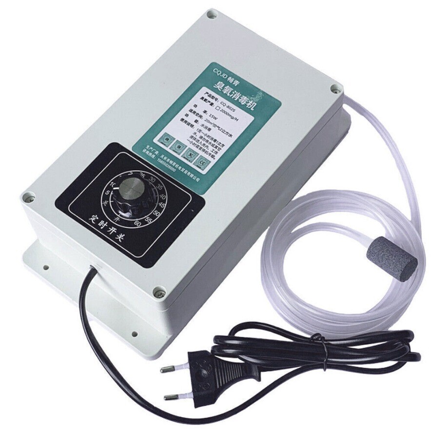 Portable Ozone Machine for Liquid Air Multipurpose Ozonator with Timer 110V