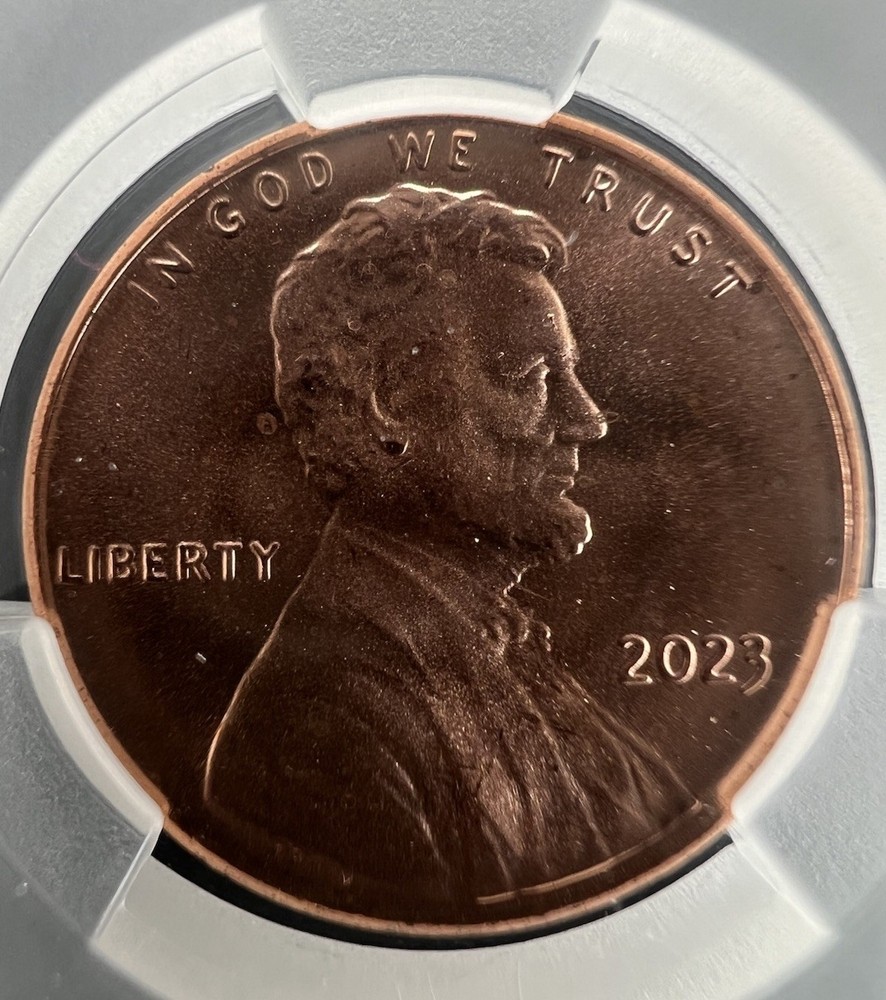 2023-P Extra V Lincoln Shield Cent CAC MS66 RD 1¢