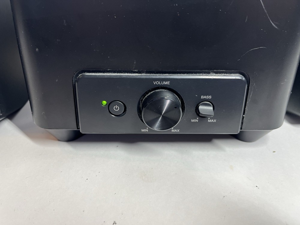 Sony Speakers SRS-D4 Computer 2.1 Sound Active System & Subwoofer Tested Working