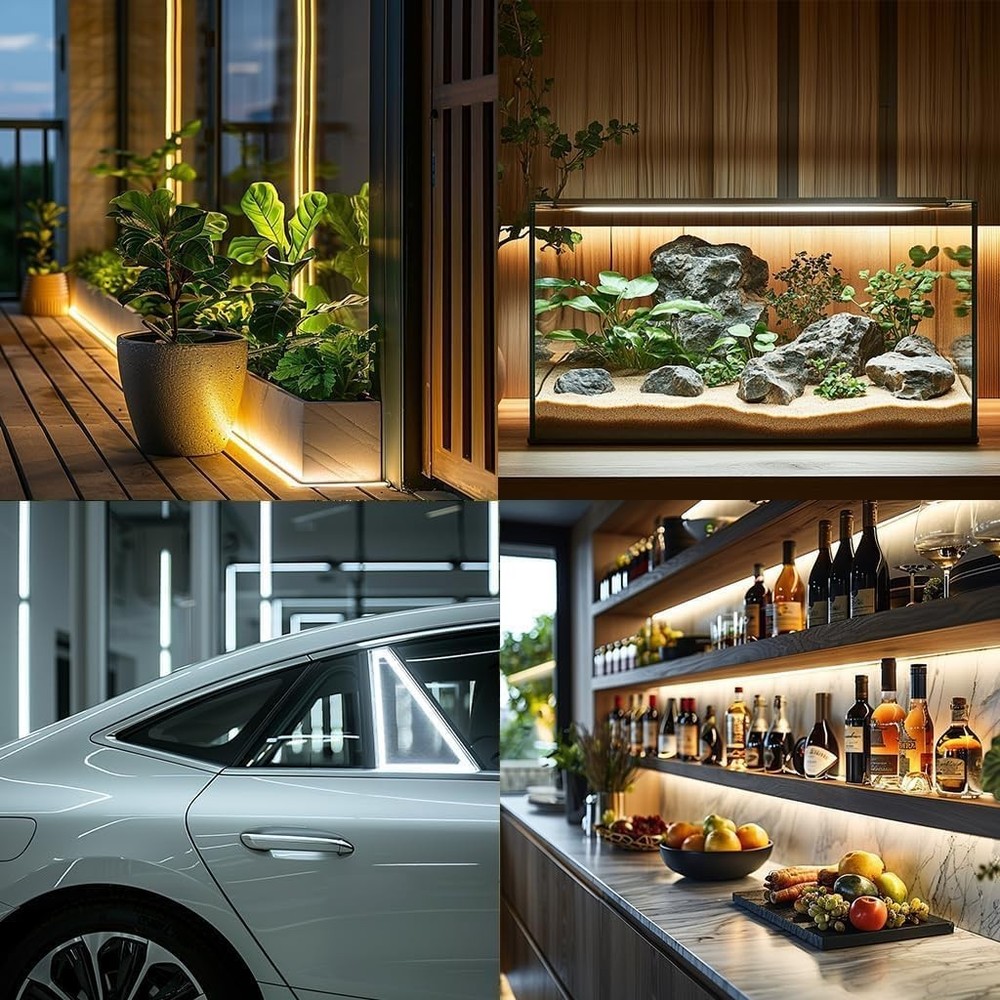 Energy Efficient 320 LED COB Strip Light - 3.28FT White USB Lighting Solution