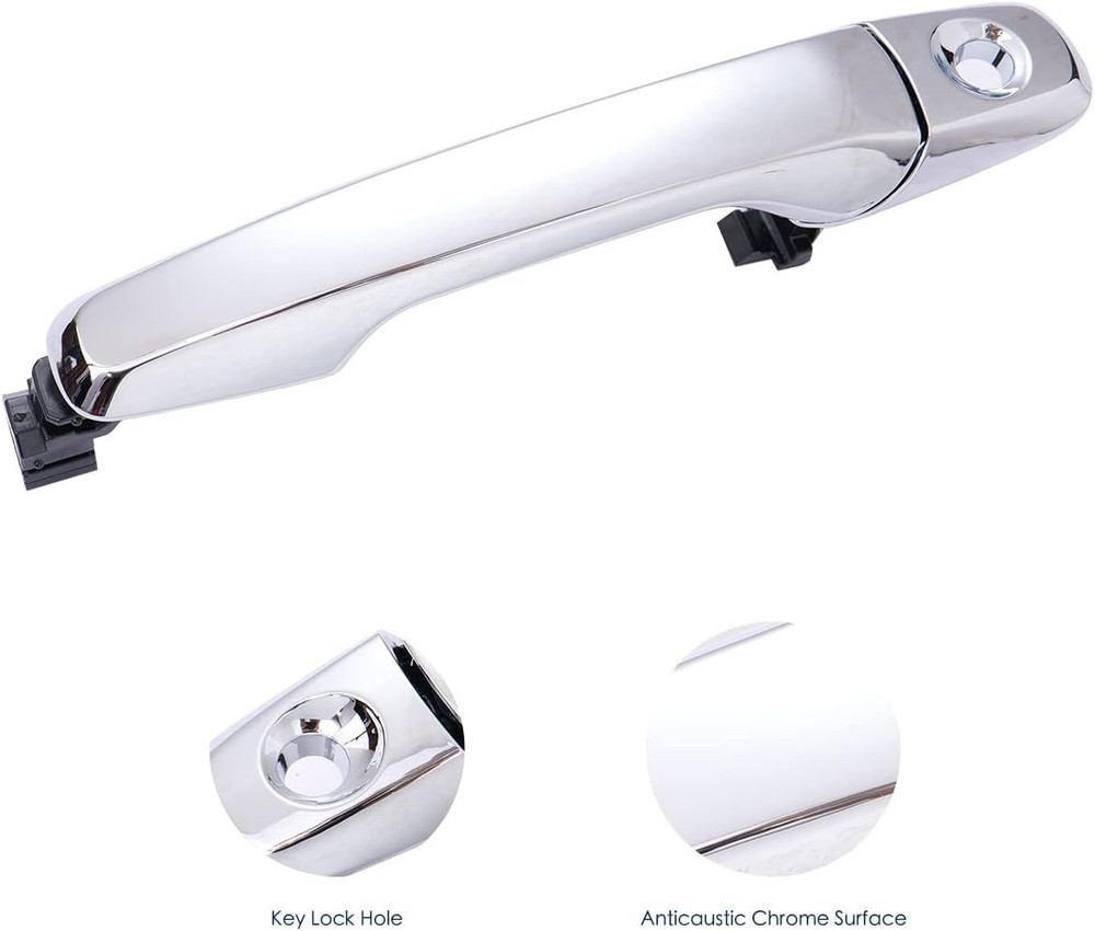 Front Left Driver Side Exterior Door Handle Compatible with 2011-2015 Explorer E