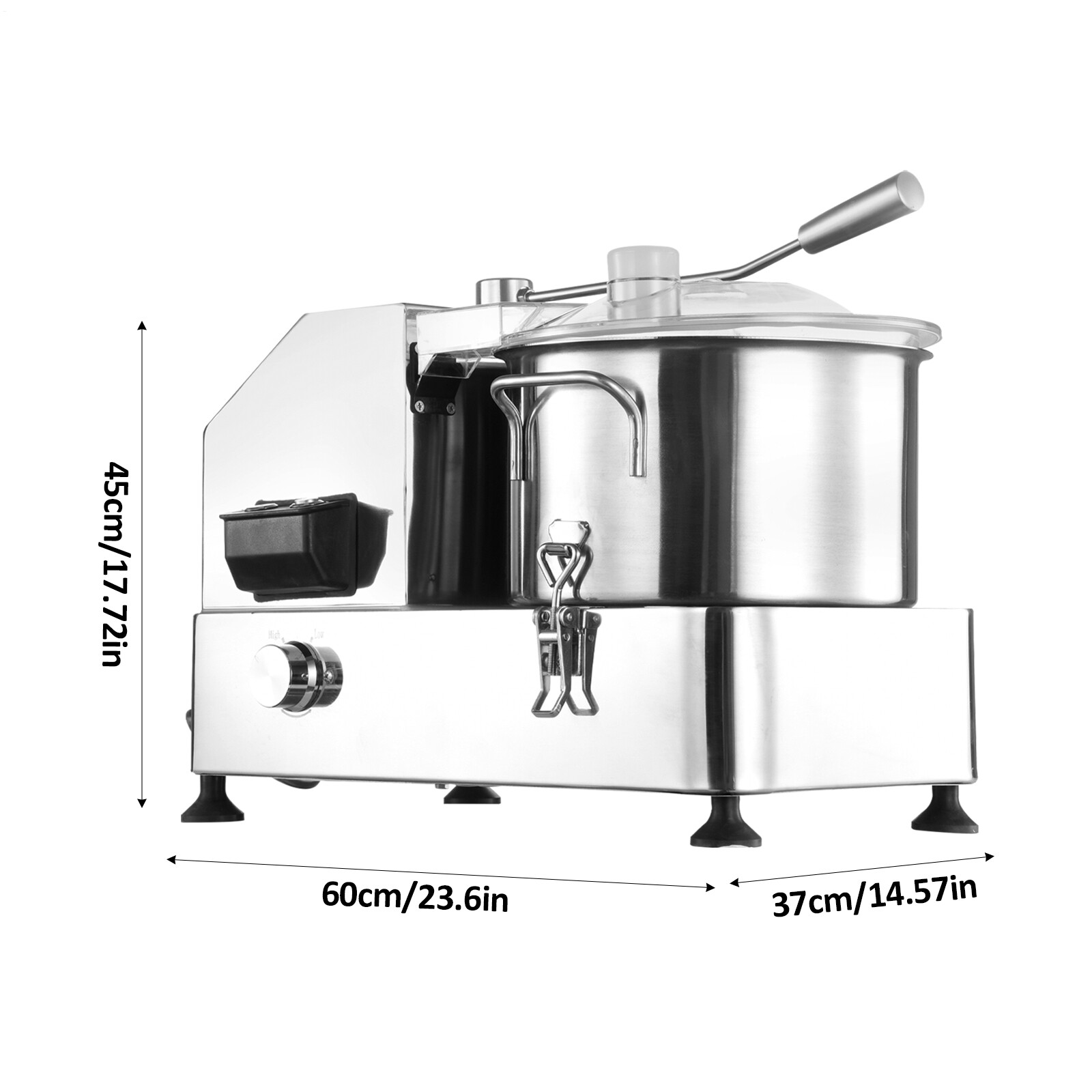 1500W Commercial Food Processor Stainless Steel Electric Vegetable Meat Chopper