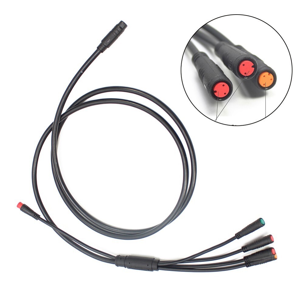 Electric Bicycle 1T5 Waterproof Cable with Secure Connectors for KT Use