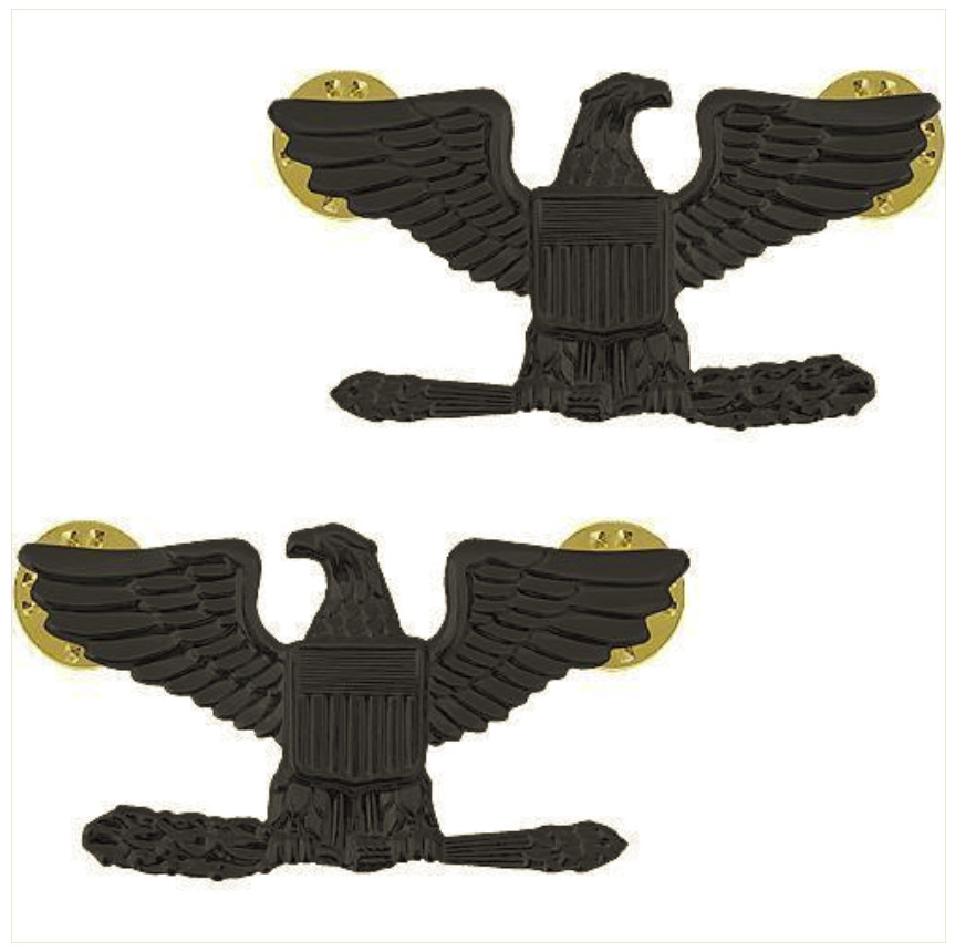 Vanguard NAVY COAT DEVICE: CAPTAIN - BLACK METAL