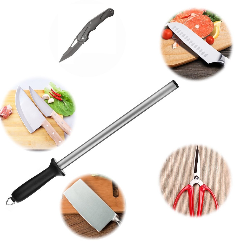 12 Inch Diamond Knife Sharpening Rod Household Sharpener Chef Sharpening Tool