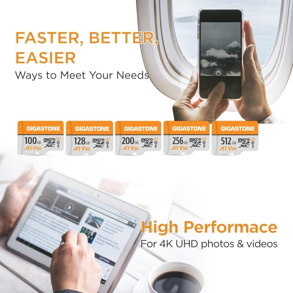 512GB Micro SD Card for Security Camera GIGASTONE