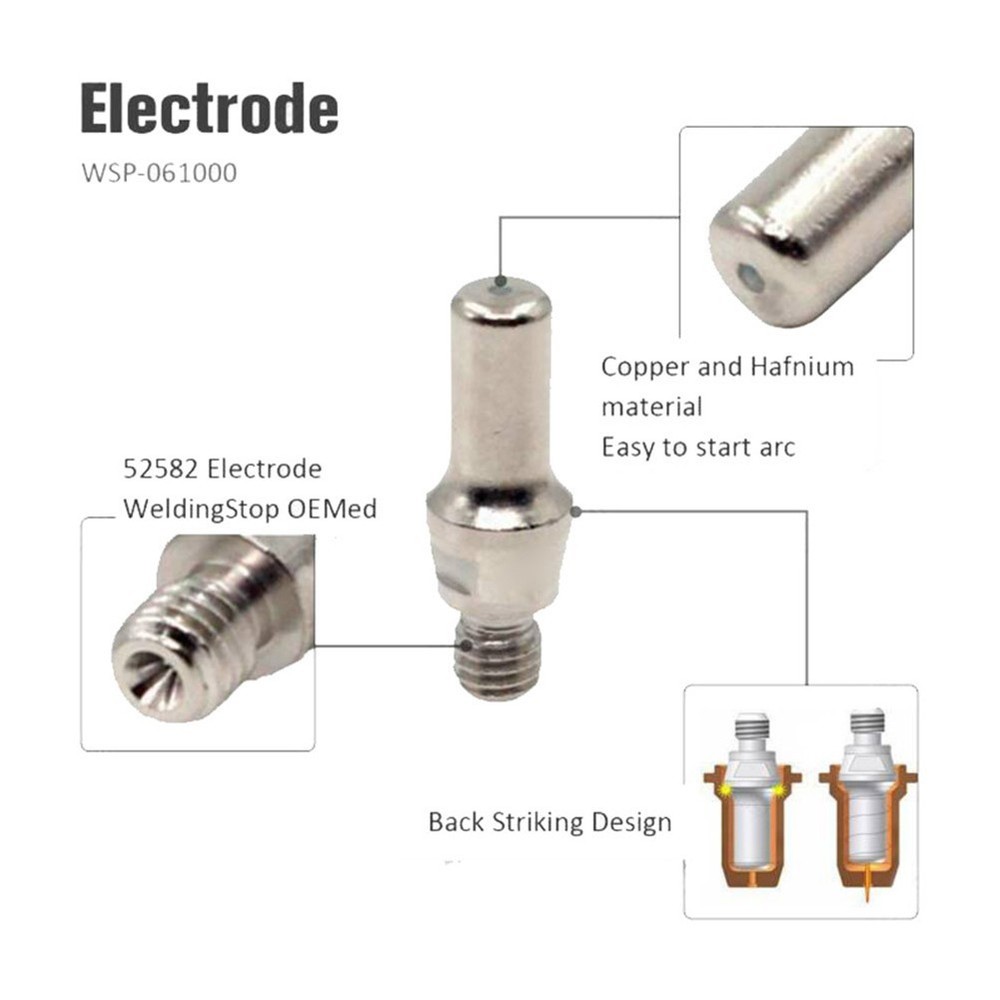 Plasma Electrode Welding Practical Tool Useful Accessories MT52582 WSP-061000