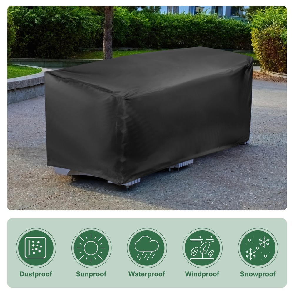 210D Folding Table Storage Bag with Handle 75" x 26" x 35" Black