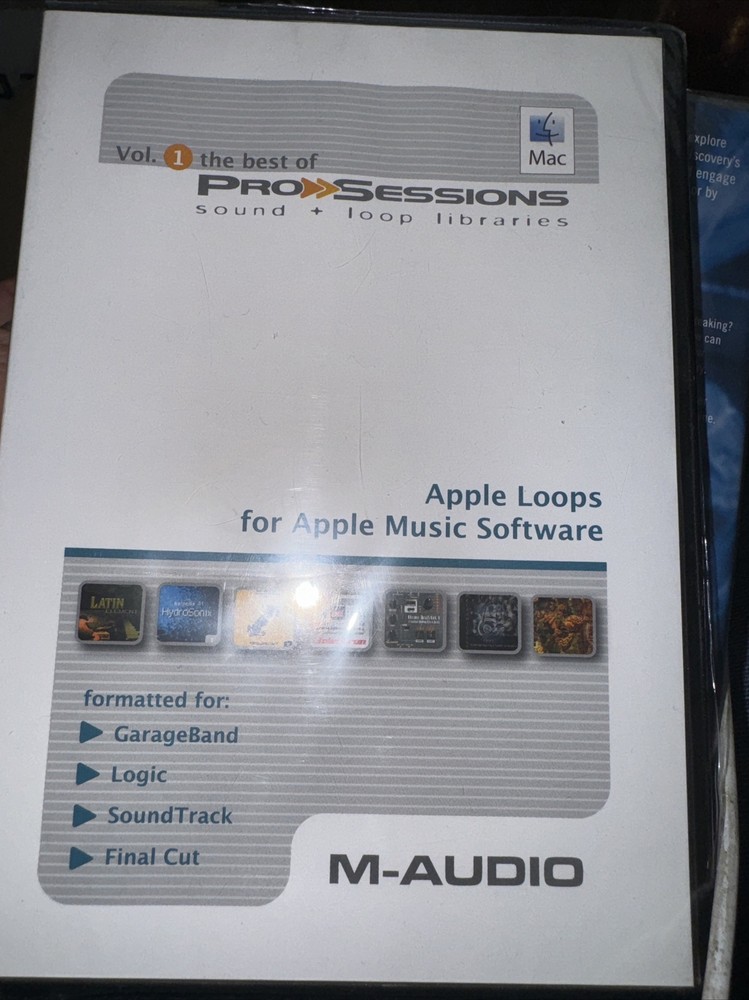 M-Audio Pro Sessions Vol 1 Sound Loop Libraries -