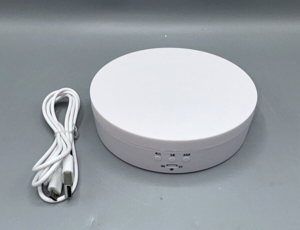 Rotating Display Stand 360 Degree Motorized Rotating Display White