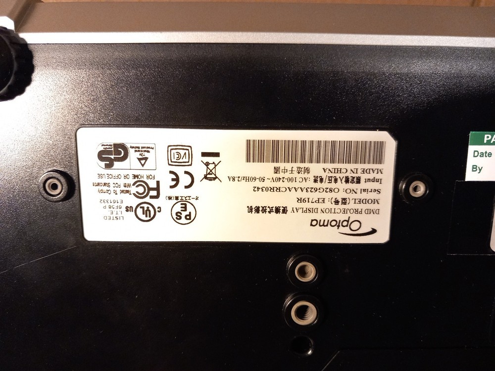 Optoma EP719R DMD PROJECTION DISPLAY Digital projector + CASE