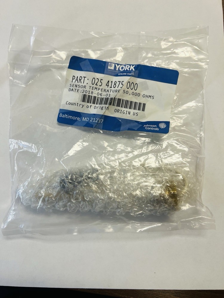 YORK Temperature Sensor 025-41875-000 Temperature Probe /OEM / New