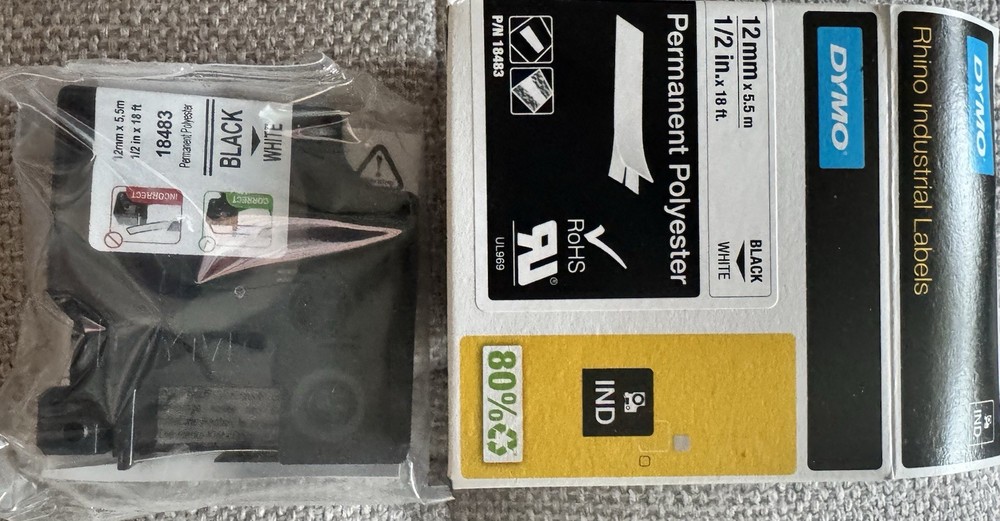 Dymo Rhino 4200 Label Thermal Printer with Case.
