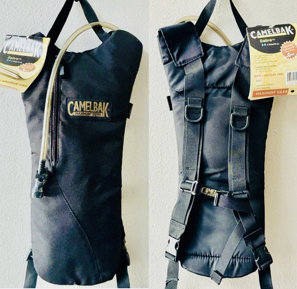 Camelbak Hydrobak Hydration Backpack w/ Bladder,Black, 70oz 2 Litres~NWT
