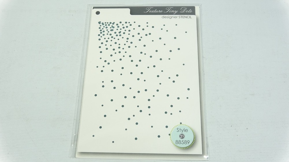 2015 Memory Box Texture Designer Stencil Tiny Dots 88589