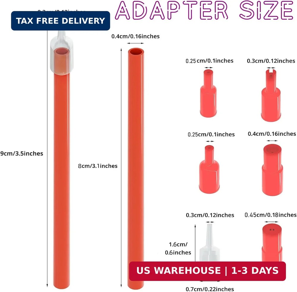 Ultimate Butane Refill Solution - 8-Piece Adapter Set for All Lighters FAST SHIP