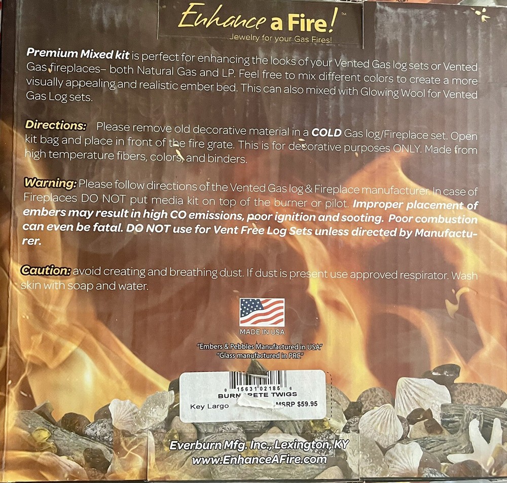 Enhance A Fire “Key Largo Burncrete”