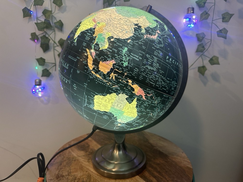 Black Repogle Starlight Series Light Up Globe Illuminated