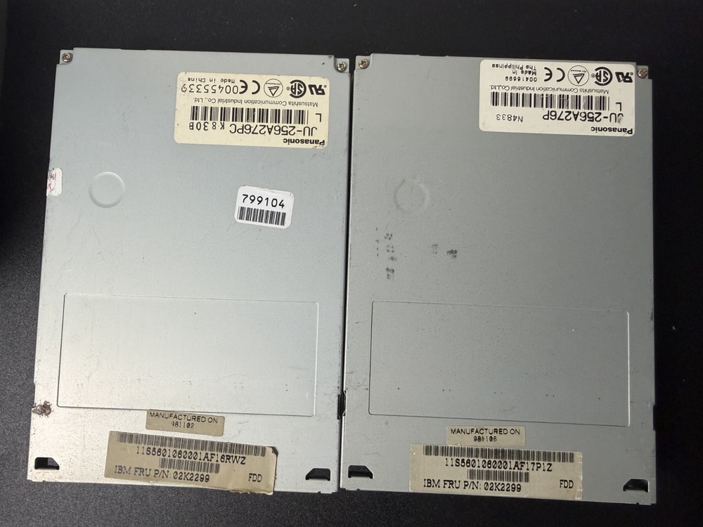 Panasonic JU-256A276PC 1.44MB Floppy Disk Drive 3.5'' Tested