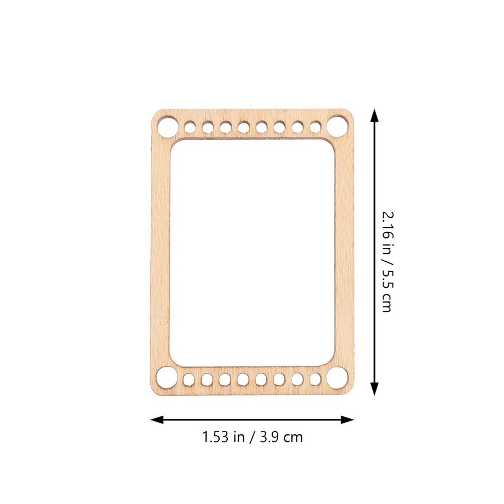 4 Pcs Square Weaving Card Small Frame Knitting Board Handcraft Tools