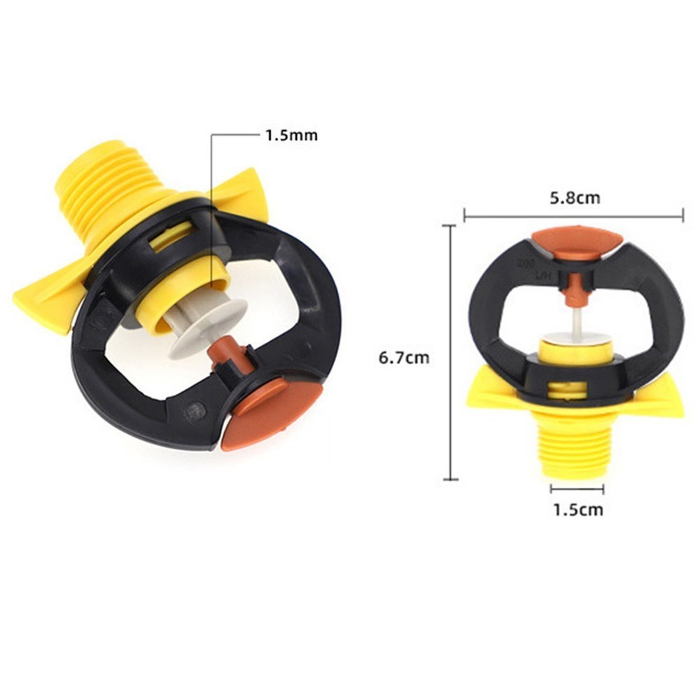Circular Rotating Nozzle Straightforward Installation With Standard Hoses