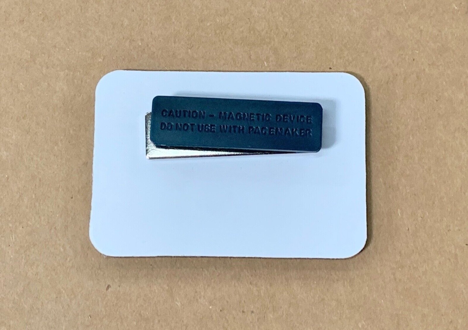 Magnetic Name Badge Backing - Name Tag Fastener with Adhesive Peel, 1.75"