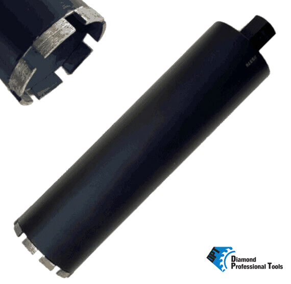 2 Pack 4" Wet Diamond Core Bits Drill Concrete Asphalt Bricks 1-1/4-7 thread