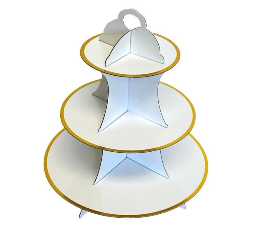 White Cupcake Stand, 3 Tier Cupcake Stand