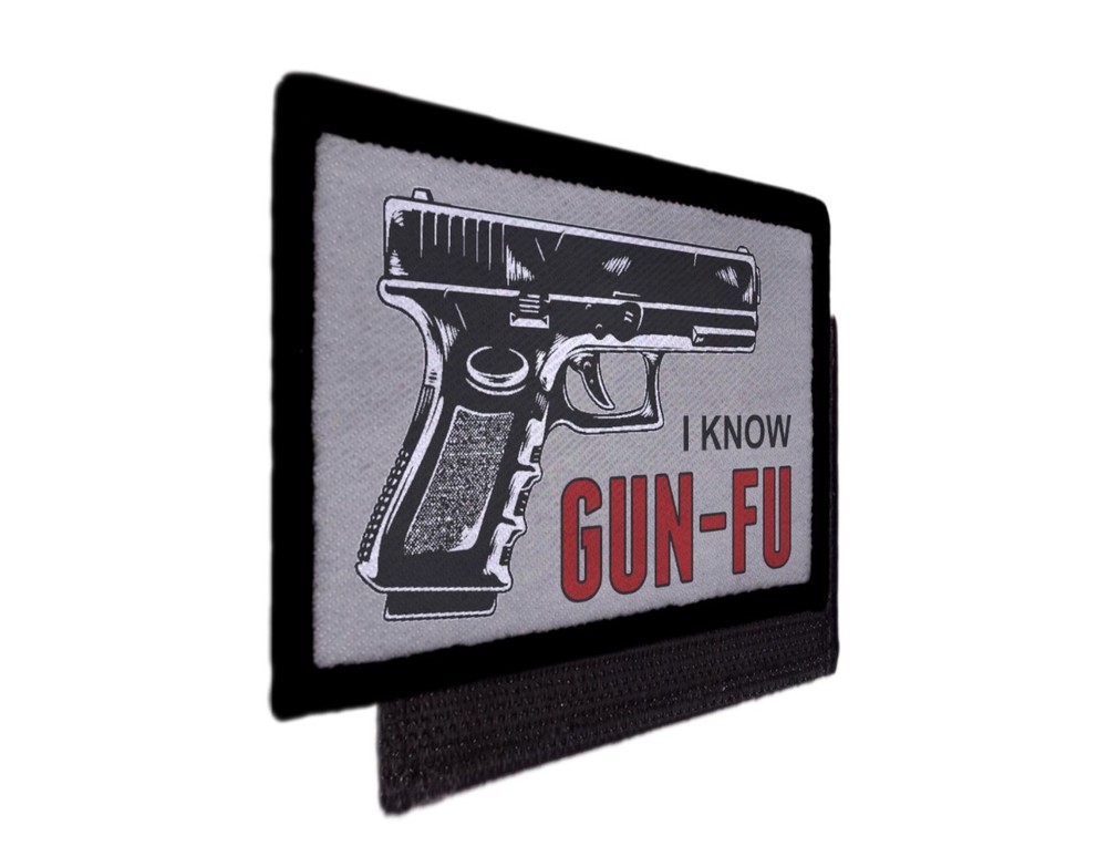 I know Gun Fu NRA Pro 2A Patch Army Morale Hook [sub]
