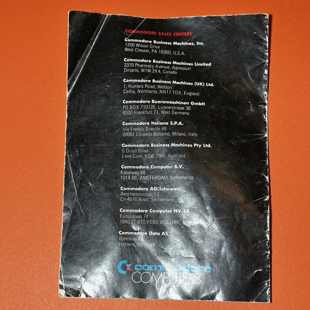 Commodore 1531 Datasette Users Guide - Average Condition