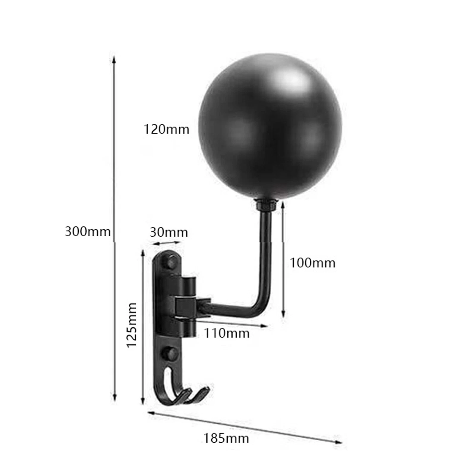 2/4/6PCS Motorcycle Helmet Holder Hook Jacket Bag Display Rack Wall Mount Hanger