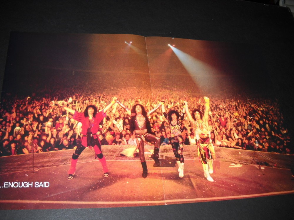 KISS For 15 Years Doing What They...Enough Said 1989 Supersized PROMO DUSPLAY AD