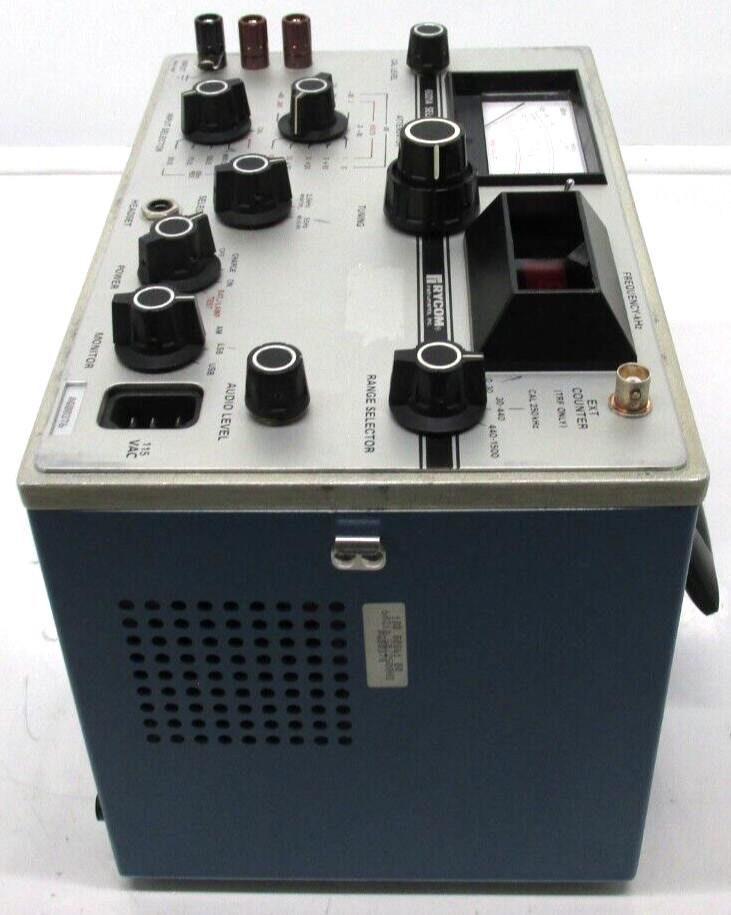 Rycom Instruments 6021A Selective Level Meter, PARTS ONLY! BR.