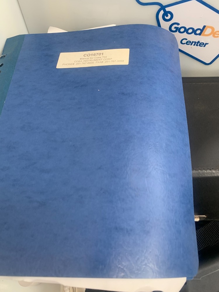 COSA 704 Portable Emission Analyzer (In case / Used)