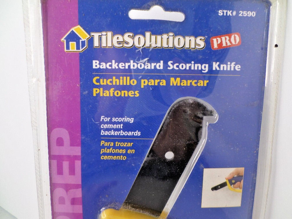 TileSolutions Pro Backerboard Scoring Knife - New - Score Cement Backerboards